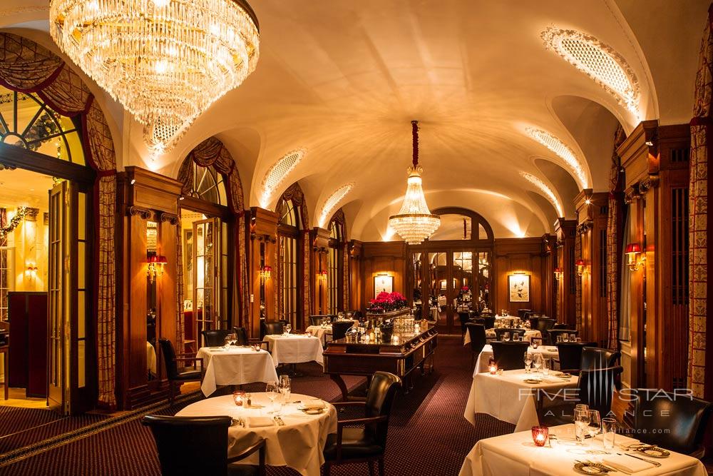 Dining at Bellevue Palace, Berne, Switzerland