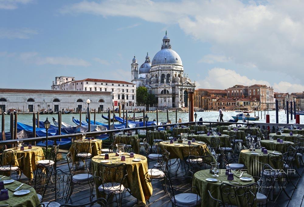 Dining at Bauer Palazzo, Venice, Italy