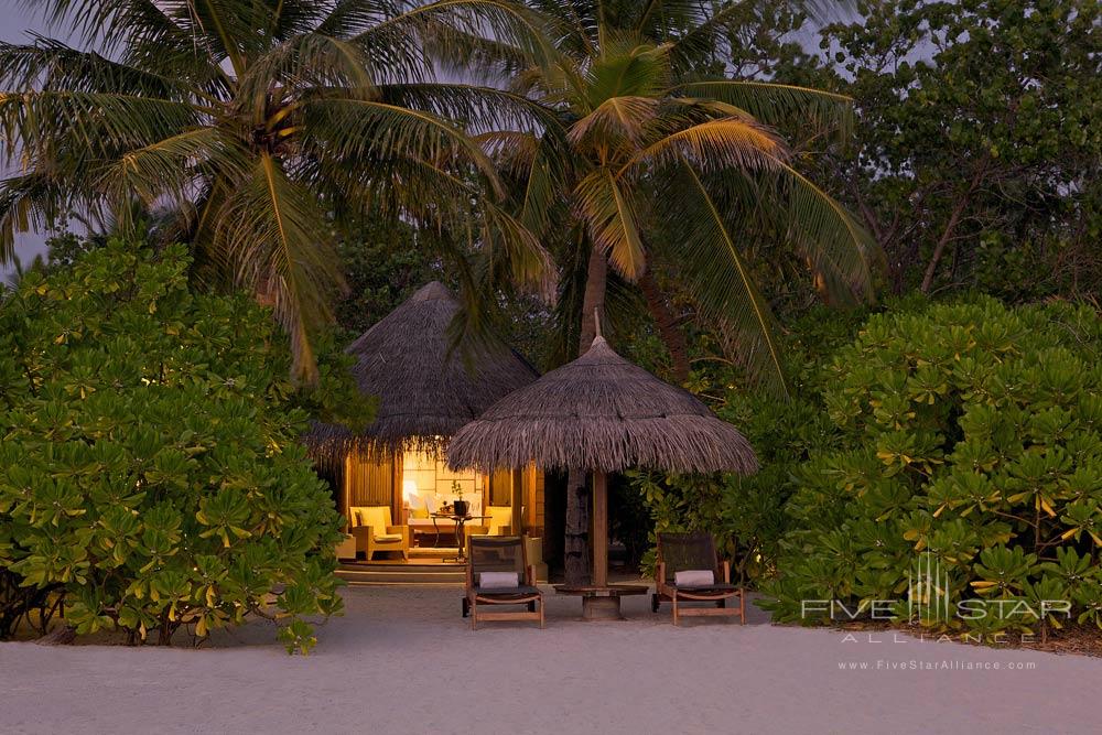 Beach Villa Exterior at Kanuhura Male, Maldives
