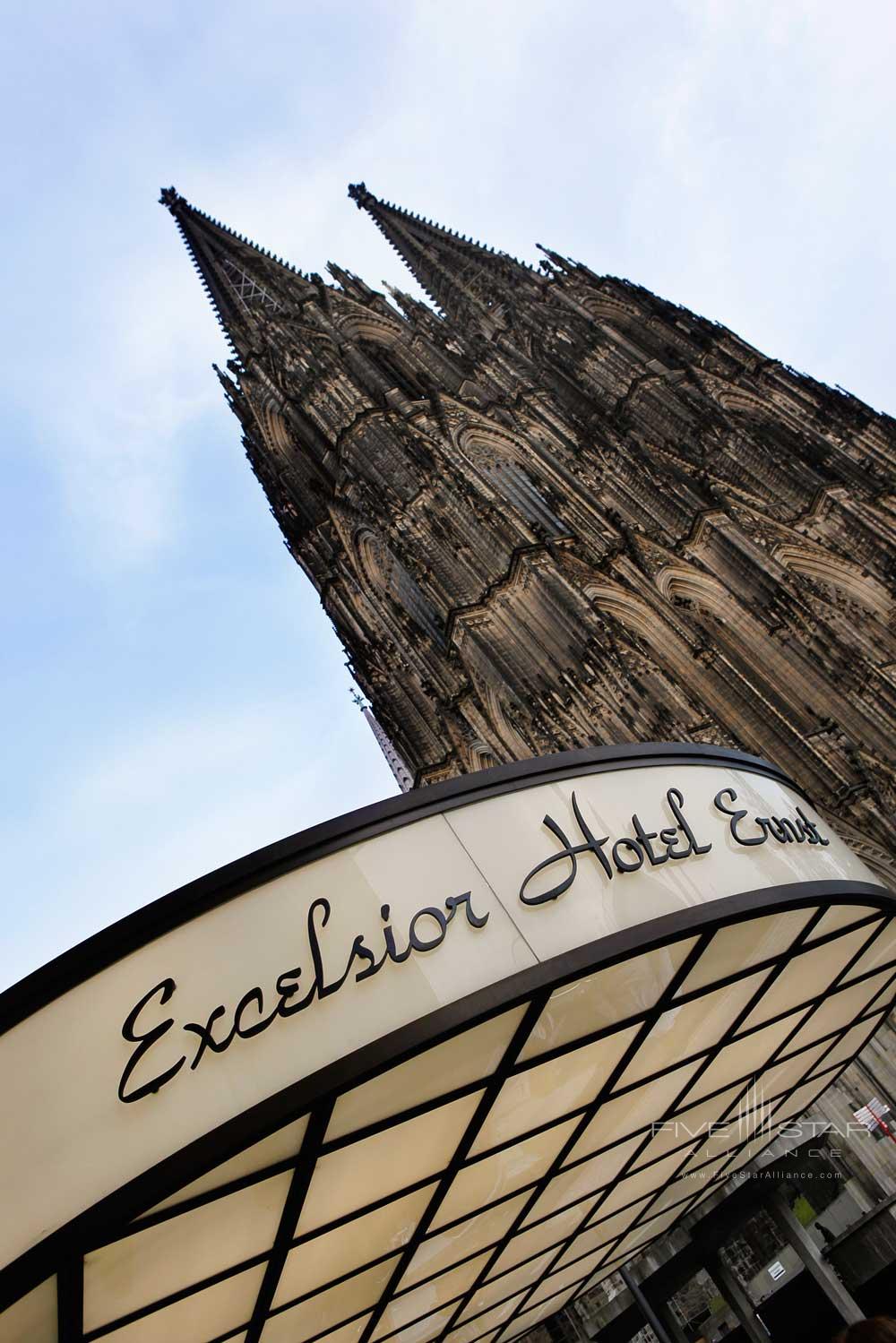 Exterior of Excelsior Hotel Ernst in Cologne, North-Rhein Westphalia, Germany