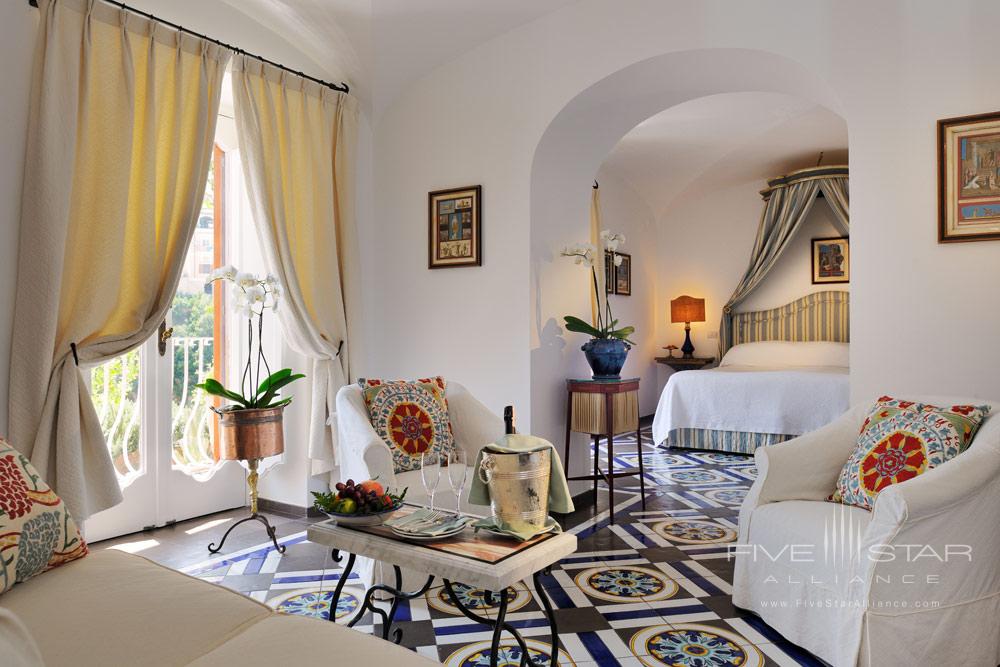 Lounge of Guest Room Number 22 at Le Sirenuse, Positano, Italy