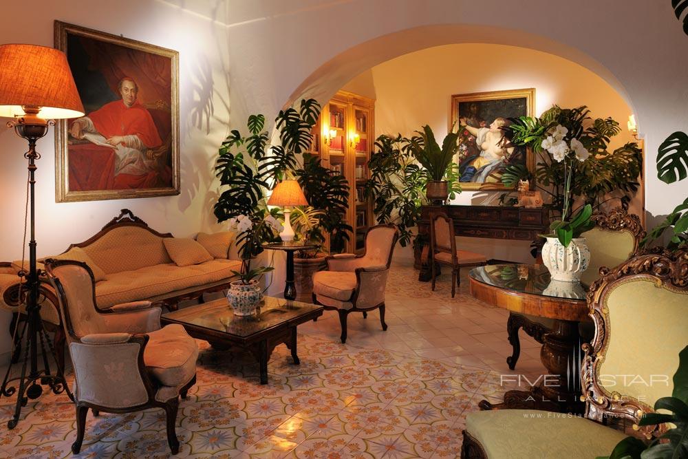 Library at Le Sirenuse, Positano, Italy