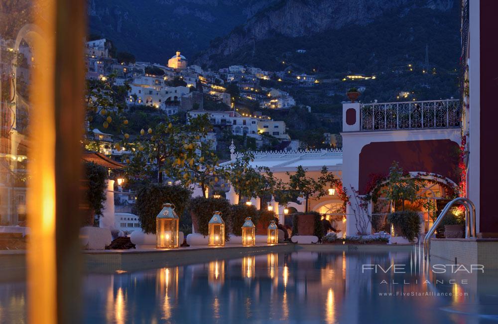 Night View Pool at Le Sirenuse, Positano, Italy