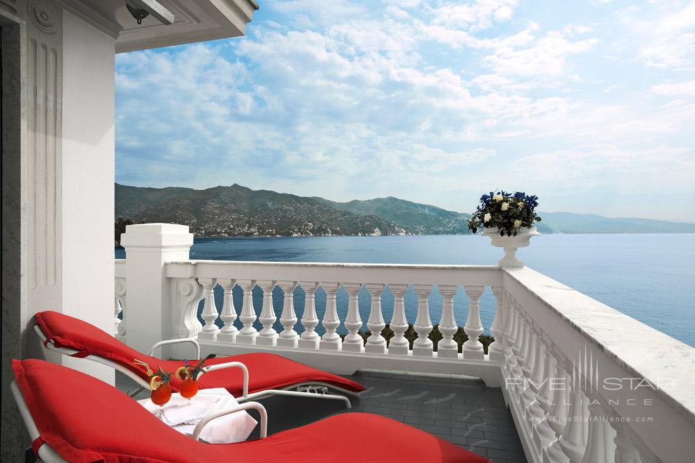 Terrace at Grand Miramare Italy