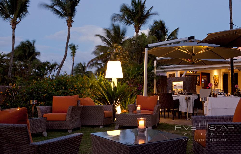 Terrace Dining at Guanahani Hotel