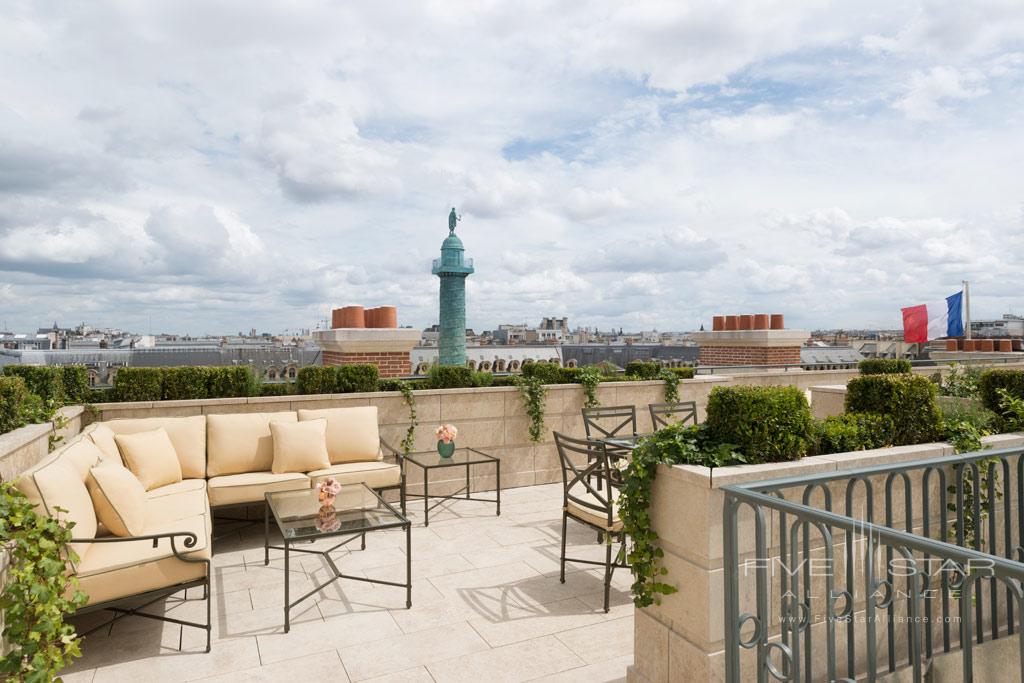 Suite Mansart Terrace at Ritz Paris, Paris, France