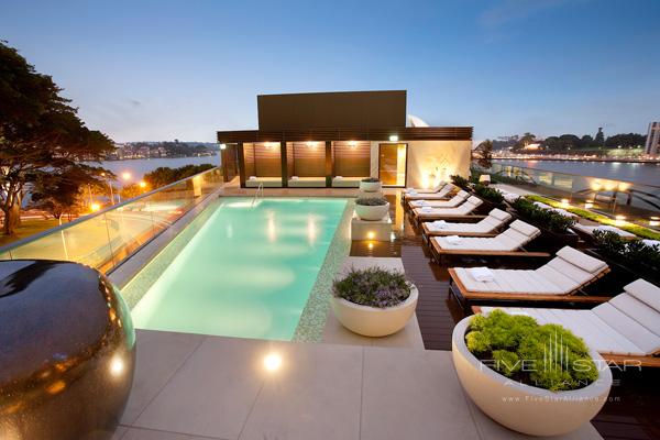 Park Hyatt Sydney Rooftop Pool at Night