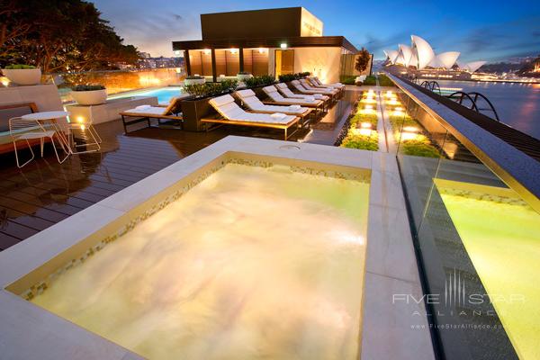 Park Hyatt Sydney Rooftop Pool at Night