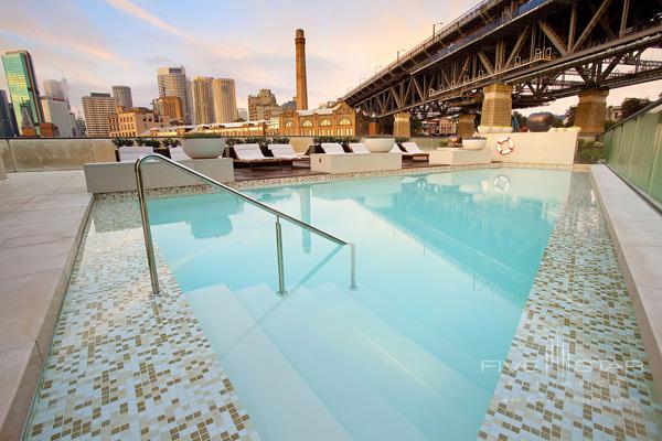 Park Hyatt Sydney Rooftop Pool at Night