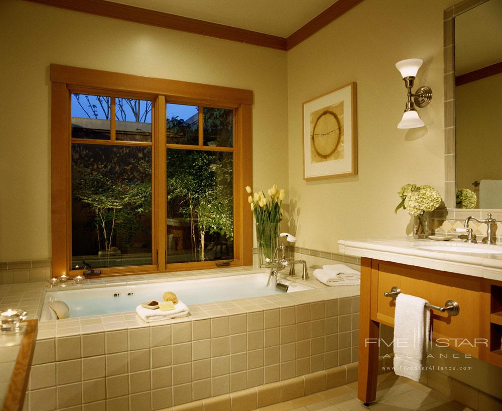 Fairway Home bathroom at CordeValle, a Rosewood Resort in San Martin, CA, United States