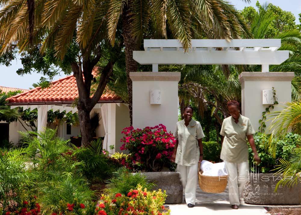 Jumby Bay spa entrance, St Johns, Antigua And Barbuda