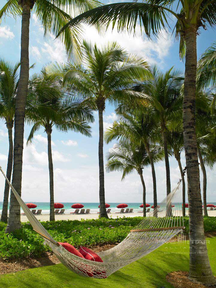 Lounge on a Hammock at Acqualina Resort and Spa, Sunny Isles Beach, FL