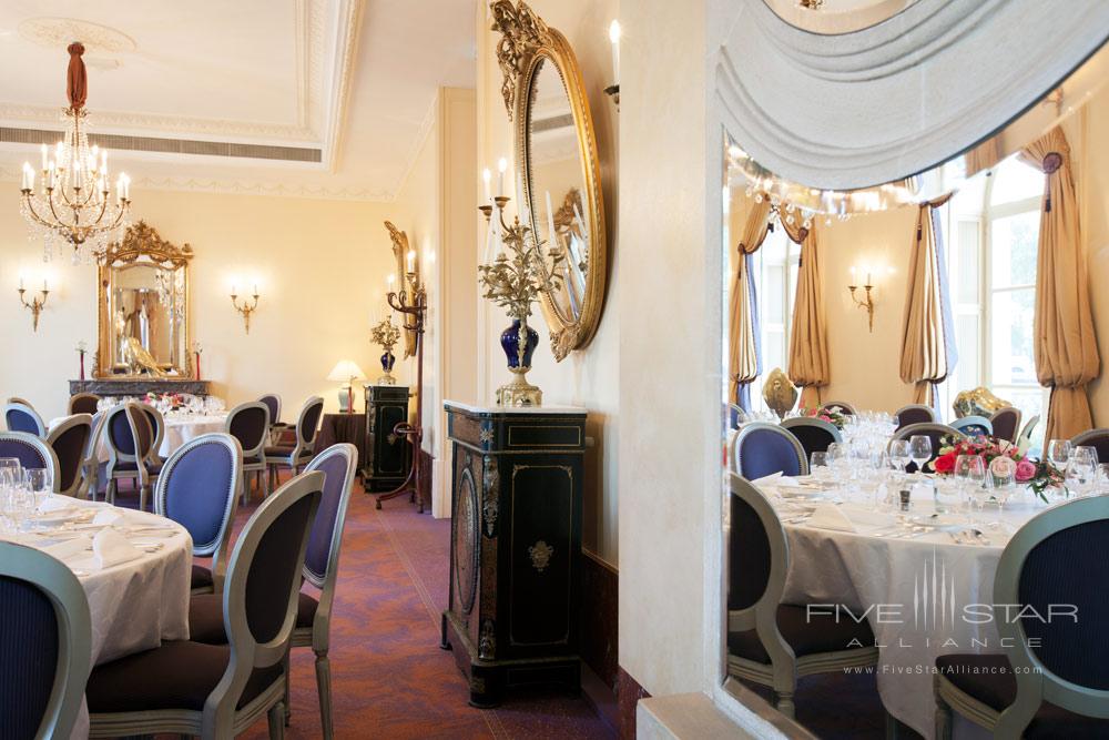 Salon Tremois Dining Room at Beau Rivage Geneva, Switzerland