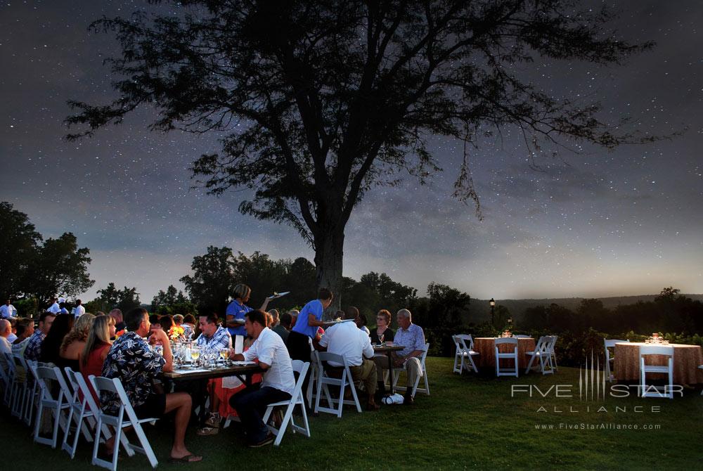 Dine under the stars at Chateau Elan Winery and Resort, Braselton, GA