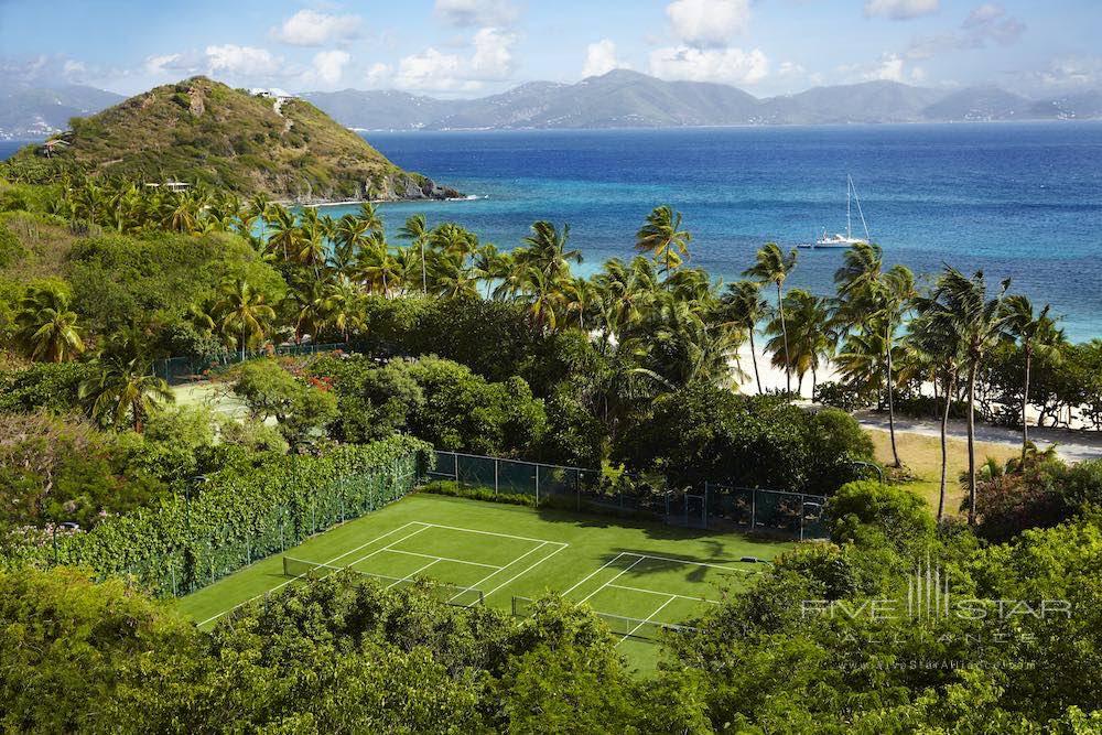 Tennis courts at Peter Island Resort &amp; Spa