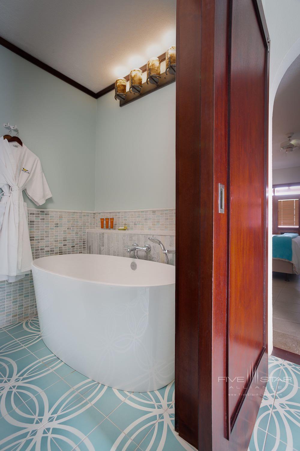 Deluxe Ocean View Room Bathtub at Peter Island Resort &amp; Spa