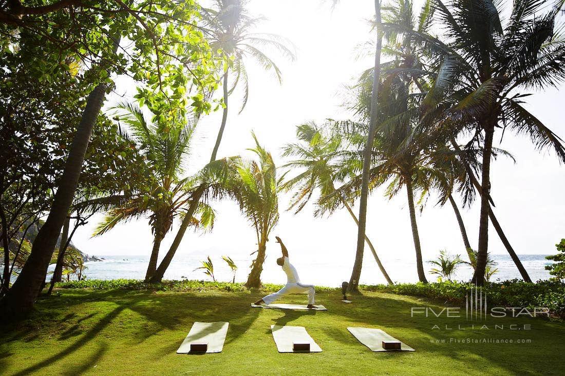 Sunrise yoga at Peter Island Resort &amp; Spa