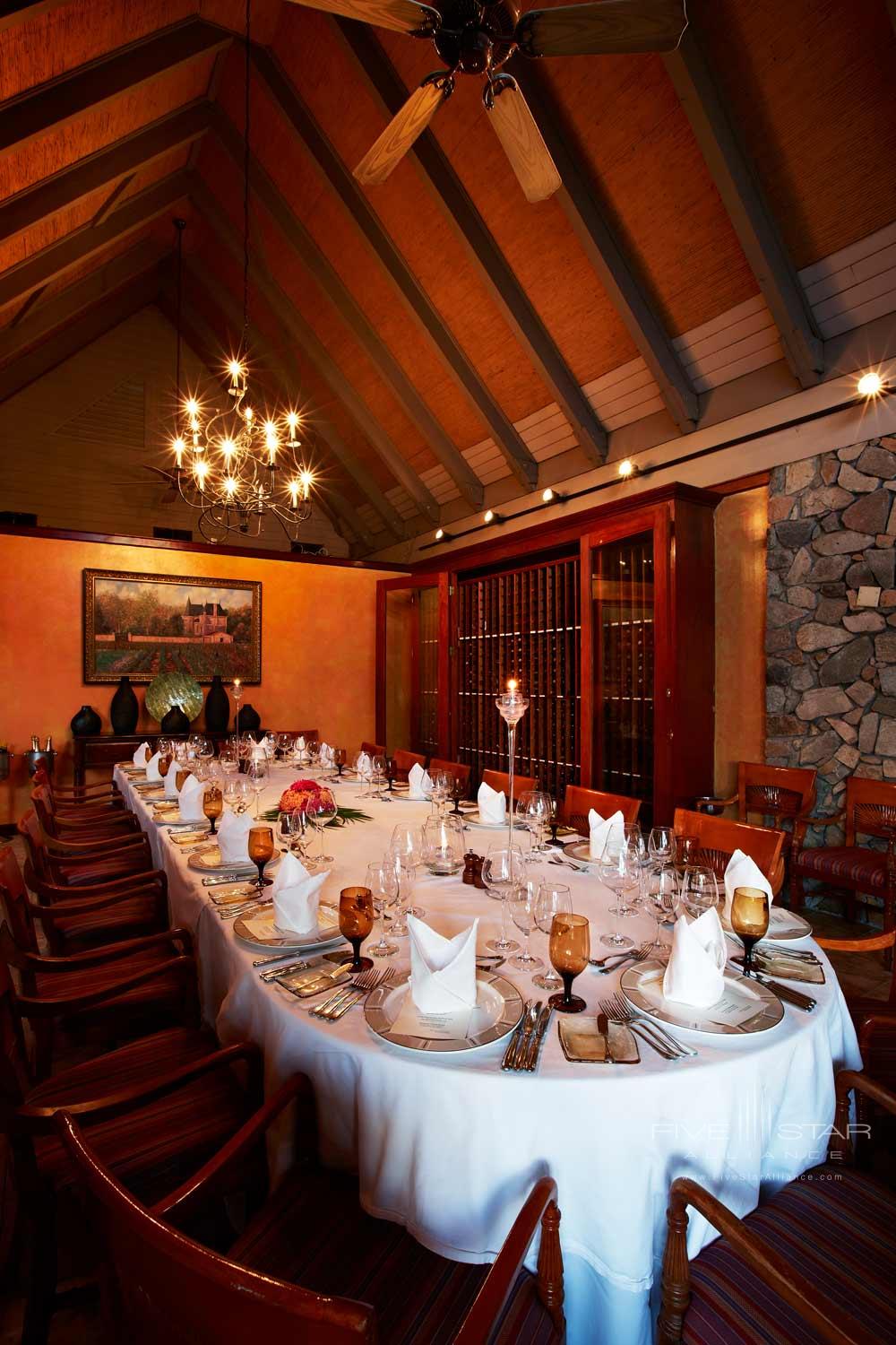 Tradewinds Wine Room at Peter Island Resort &amp; Spa, Peter Island, British Virgin Islands