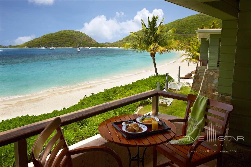 Beachfront Junior Suite Balcony at the Peter Island Resort &amp; Spa