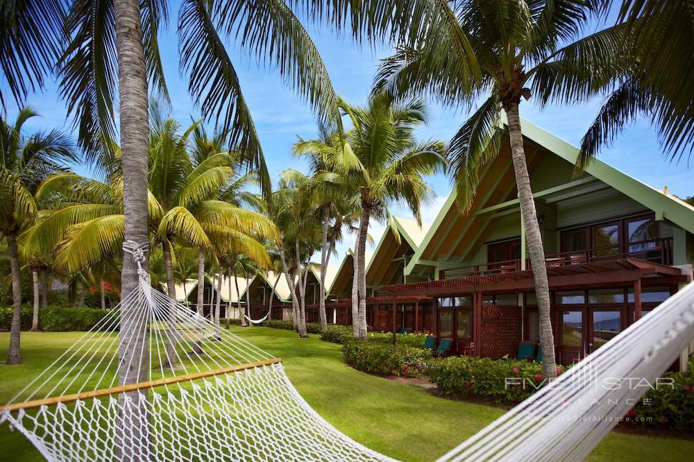 Exterior of ocean view rooms at the Peter Island Resort &amp; Spa