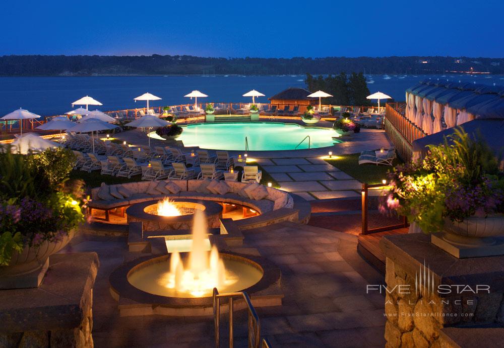 Pool and Firepit at Wequassett Inn, MA