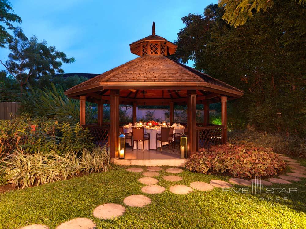 Villa Gazebo Private Dining Room at Sandy Lane Hotel, Barbados