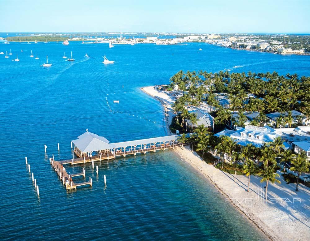 Aerial View of Sunset Key Cottages, Key West, FL