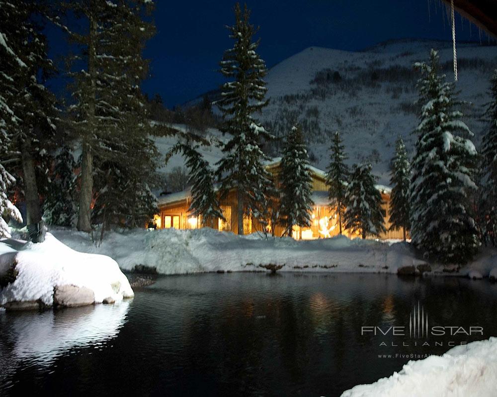 Outside view of Redford conference center at Sundance Resort, Utah