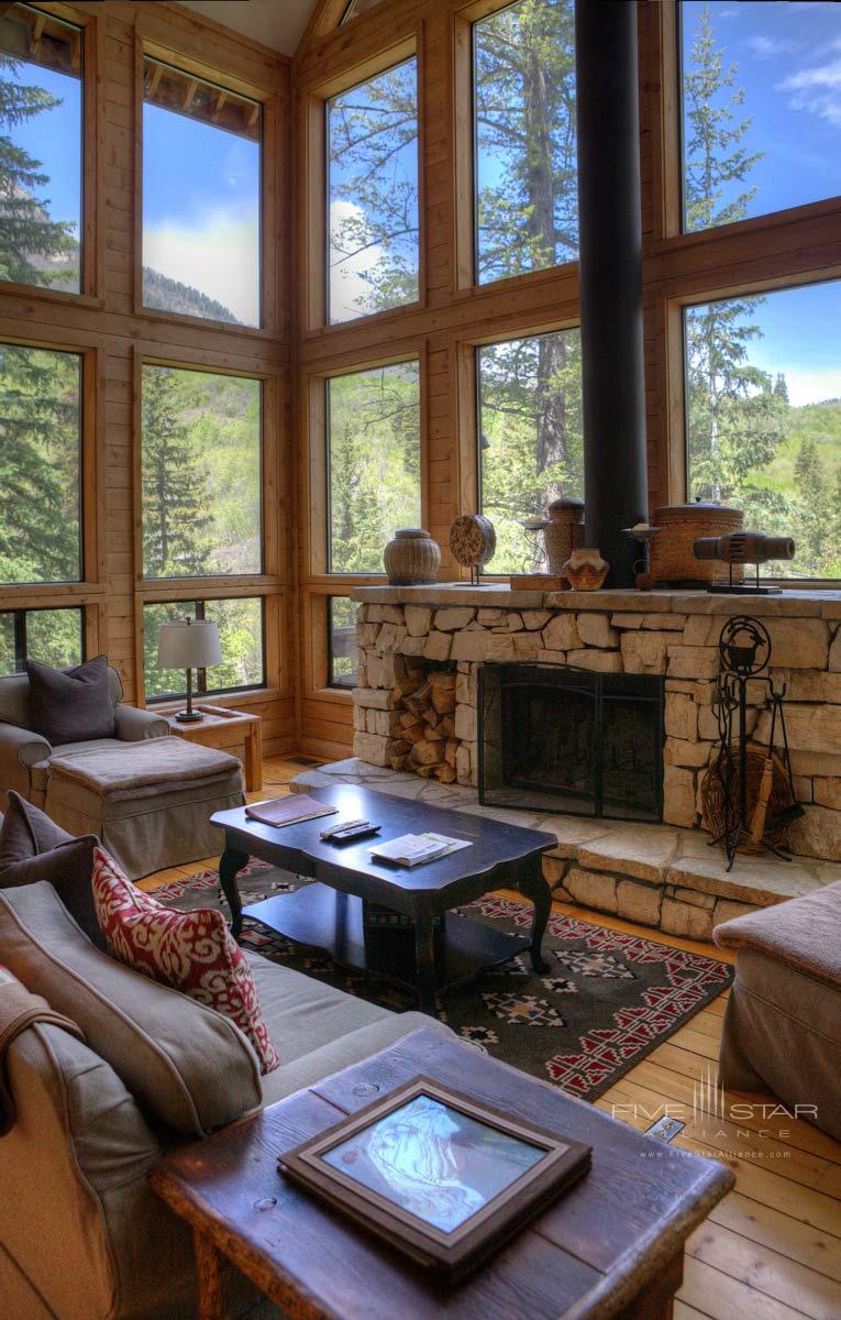 Balsam Living Room at Sundance Resort, Utah