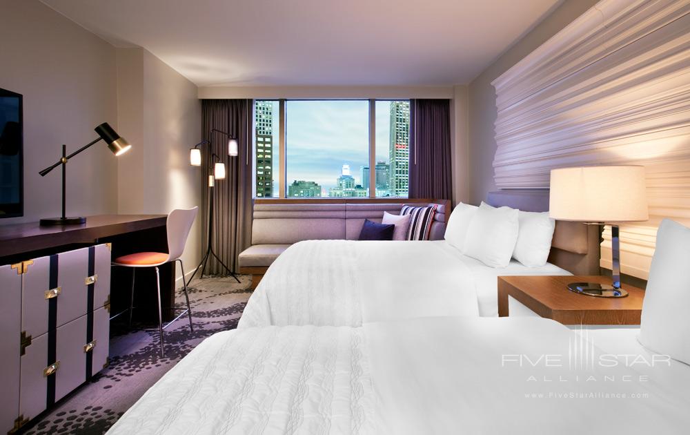 Double Ber Guest Room at Le Meridien New Orleans