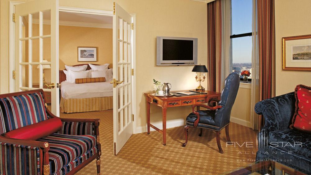 Suite Guestroom at Ritz Carlton Philadelphia