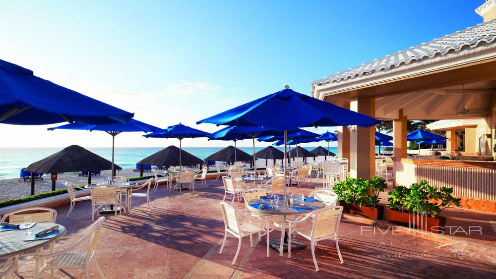 Dine by the beach at Ritz Carlton Cancun, Mexico