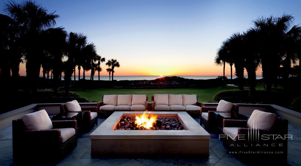 Firepit at Ritz Carlton Amelia Island