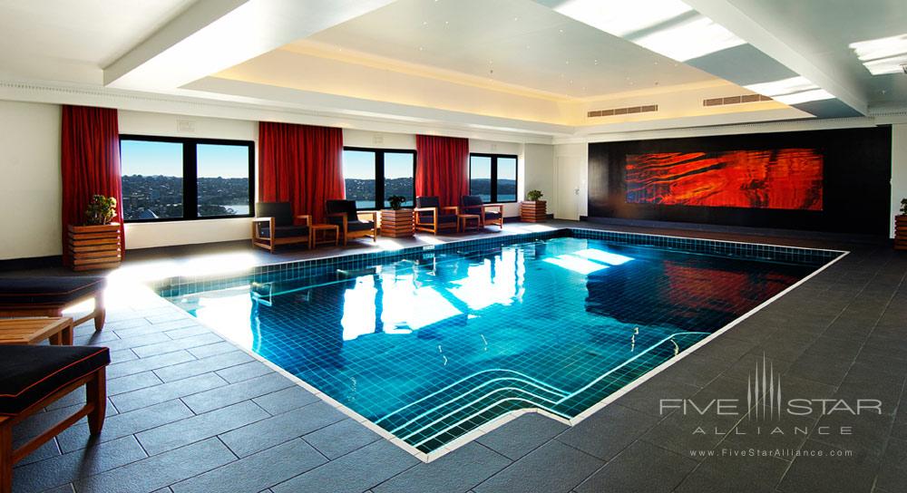 Indoor Pool with surrounding views at InterContinental Sydney, Australia
