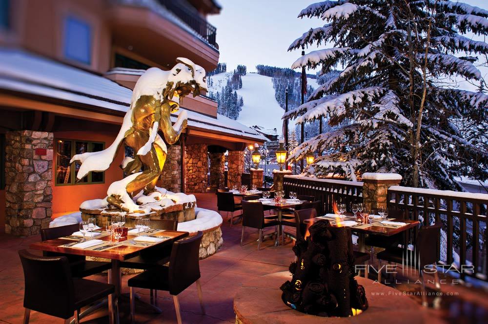 Dining at Beaver Creek Lodge, Beaver Creek, CO