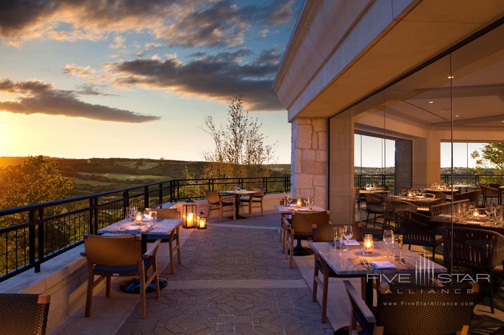 Terrace Dining at La Cantera Resort and Spa, San Antonio, TX