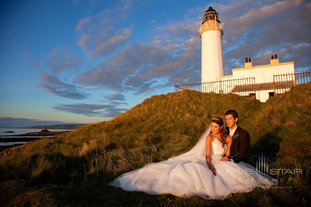 Weddings by the lighthouse at Trump Turnberry, Ayrshire, United Kingdom