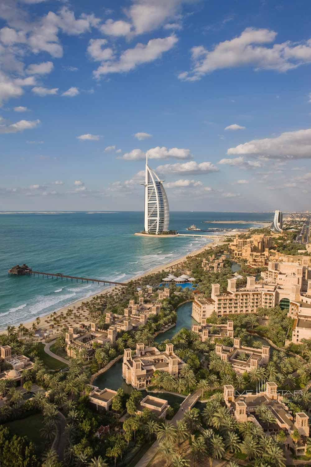 Aerial View of Al Qasr at Madinat Jumeirah Dubai