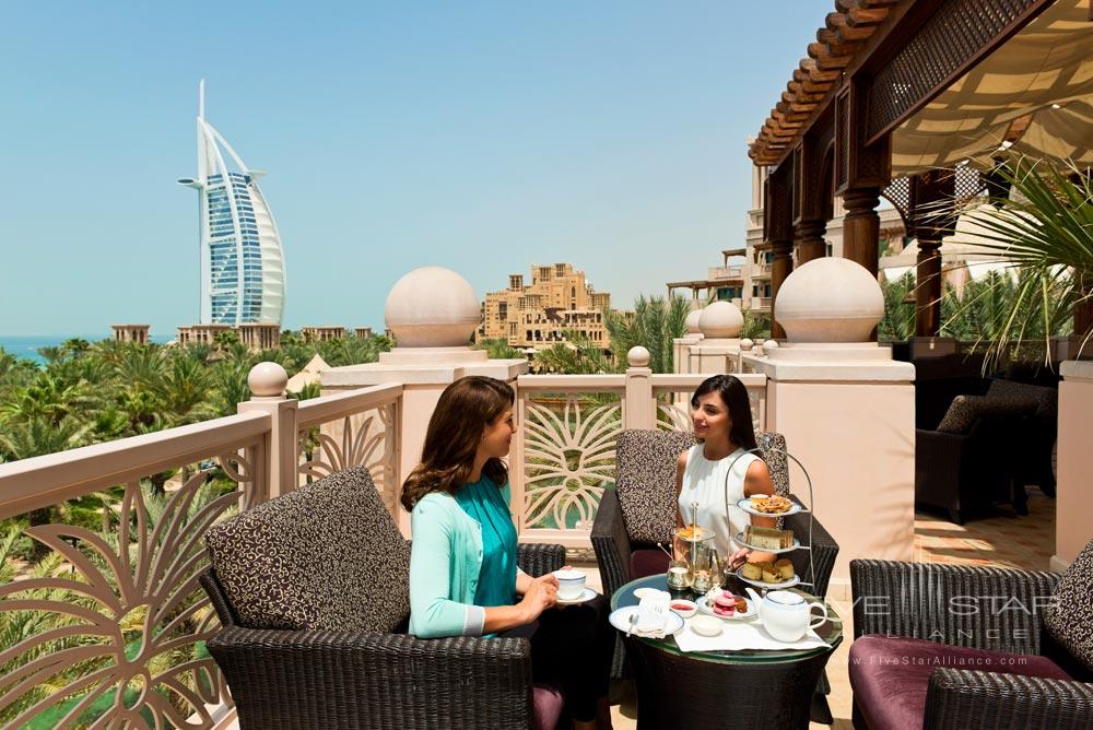 Afternoon Tea on the Terrace at Al Qasr at Madinat Jumeirah Dubai