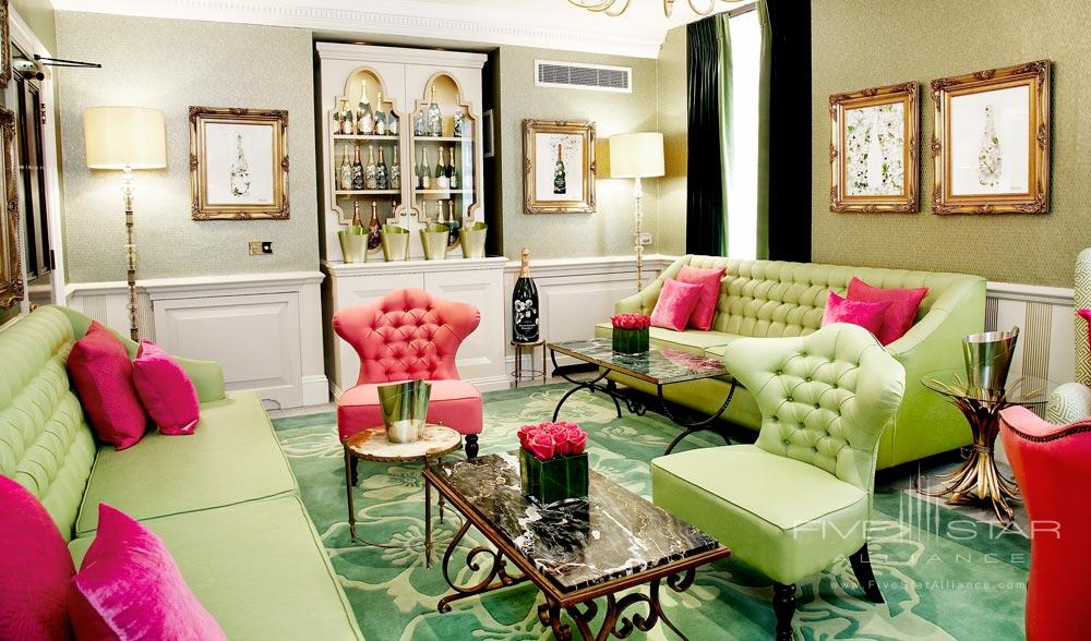 Perriet Jouet Lounge at Dukes Hotel, London, UK