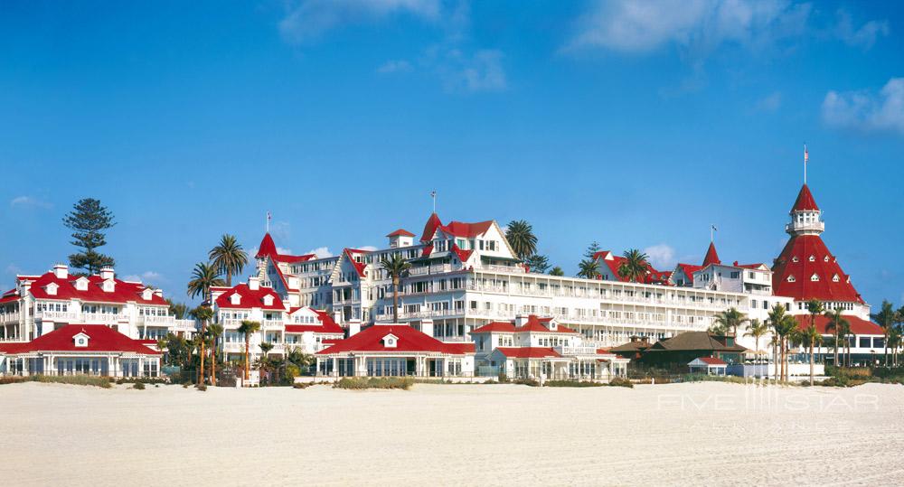 Beach Village and Hotel del Coronado, CA