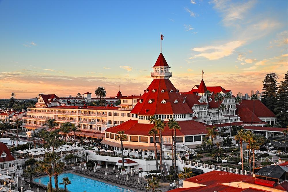 Sunset at the Hotel del Coronado, CA