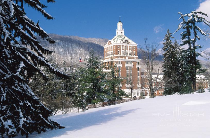 The Homestead Exterior in Winter