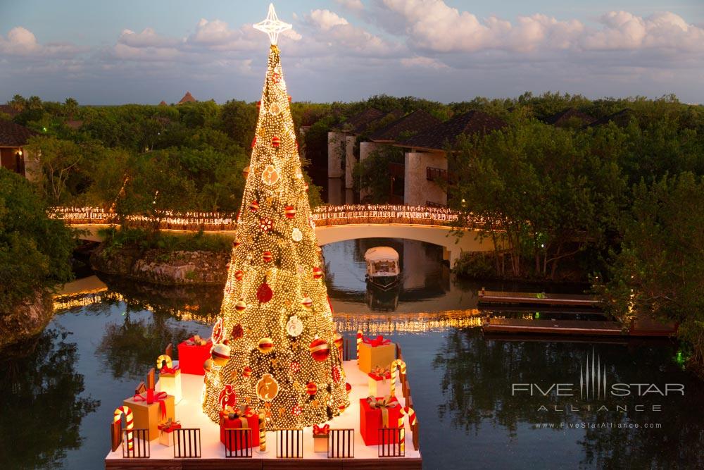 Christmas at The Fairmont Mayakoba in Playa del Carmen, Mexico