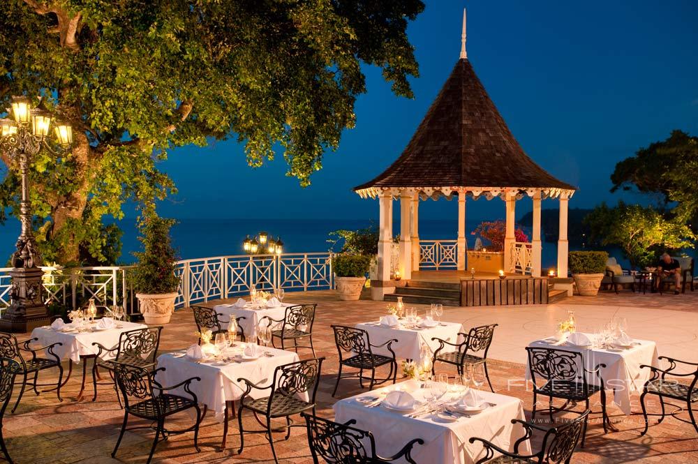 Dining at Sandals Royal Plantation, Ocho Rios, Jamaica