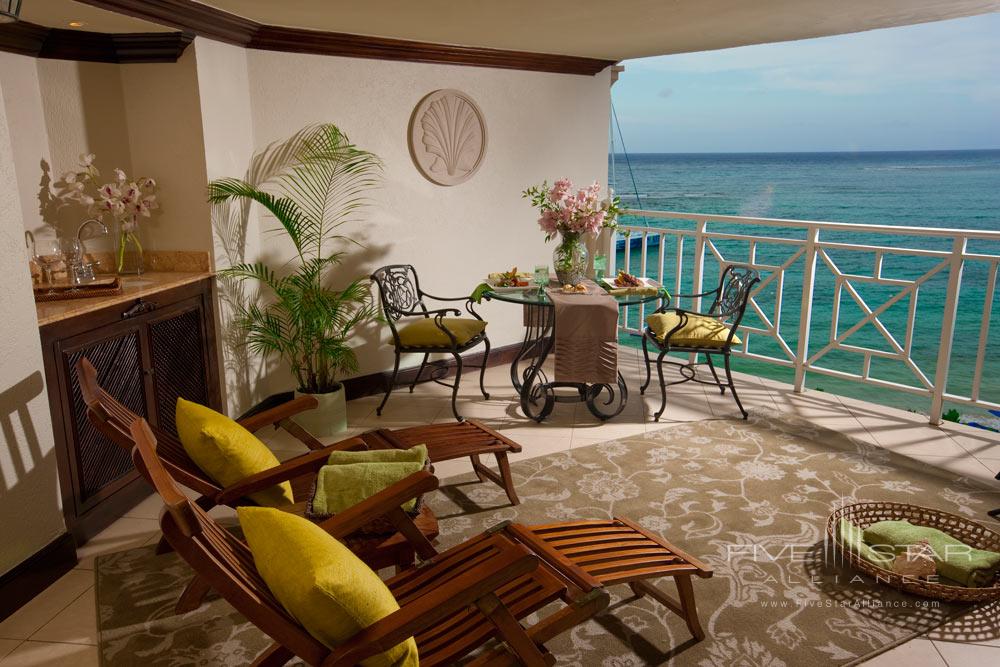 Suite Balcony Overlooking Ocean Views at Royal Plantation, Ocho Rios, Jamaica