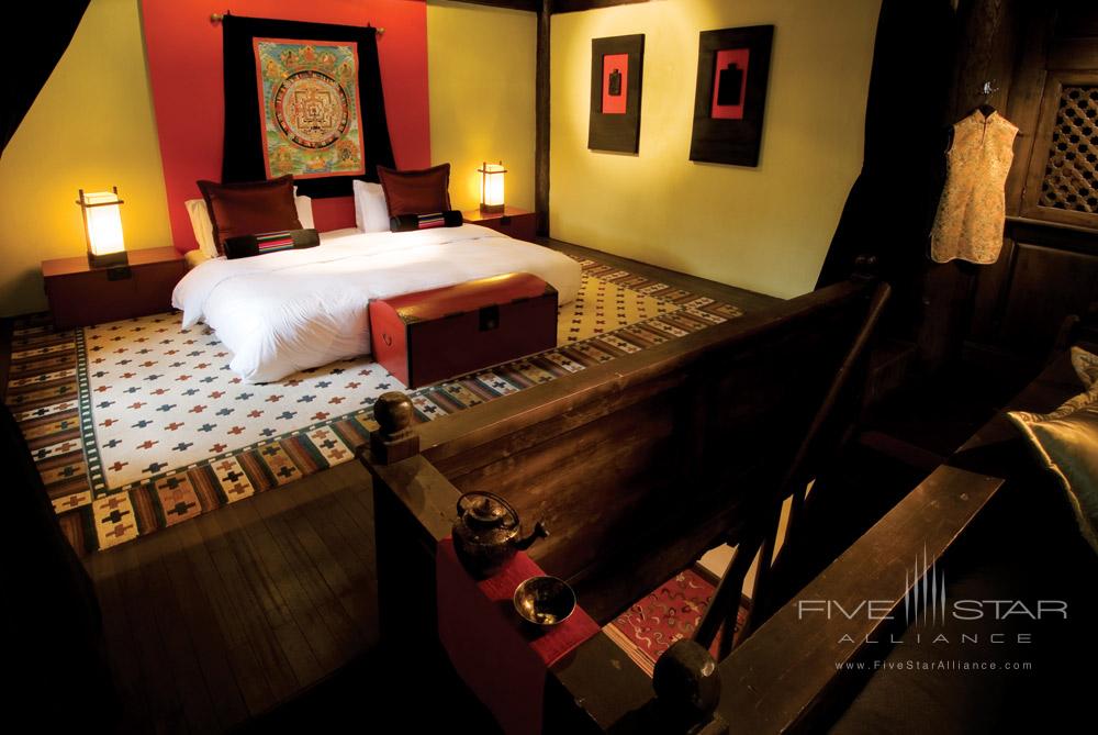 Tibetan Spa Suite Bedroom at Banyan Tree Ringha