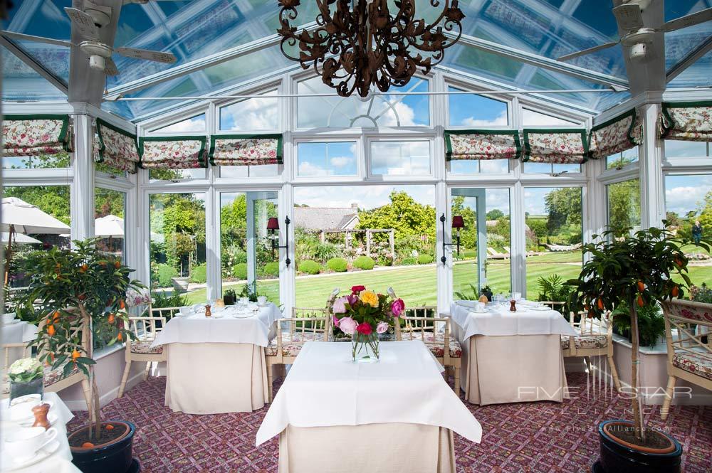 Conservatory at Summer Lodge Country House Hotel and Spa, Dorset, United Kingdom