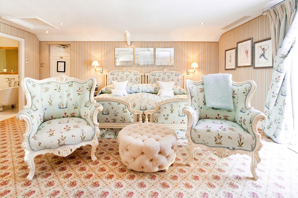 Principal Deluxe Room at Summer Lodge Country House Hotel and Spa, Dorset, United Kingdom