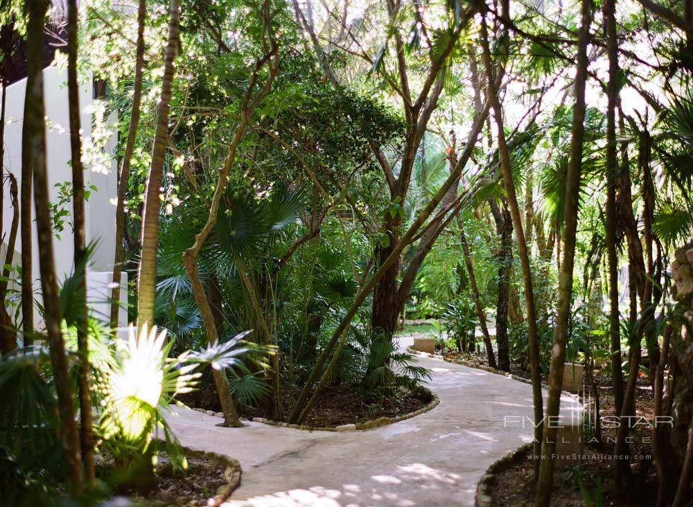 Garden Suite Walkway at EsenciaPlaya del Carmen, Quinta Roo, Mexico
